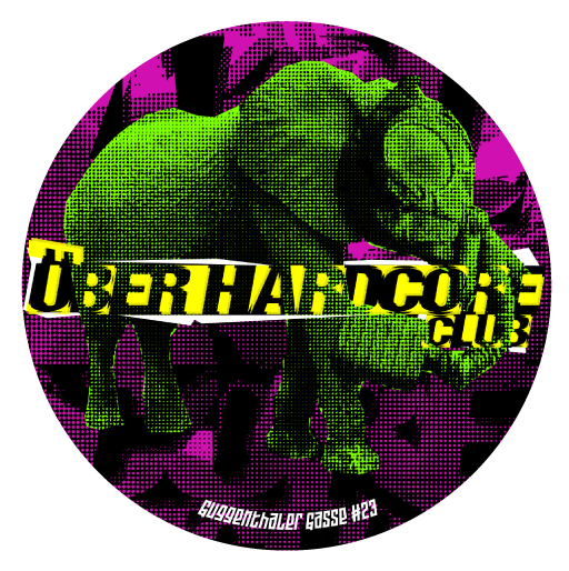 Über Hardcore Club - Mock coaster